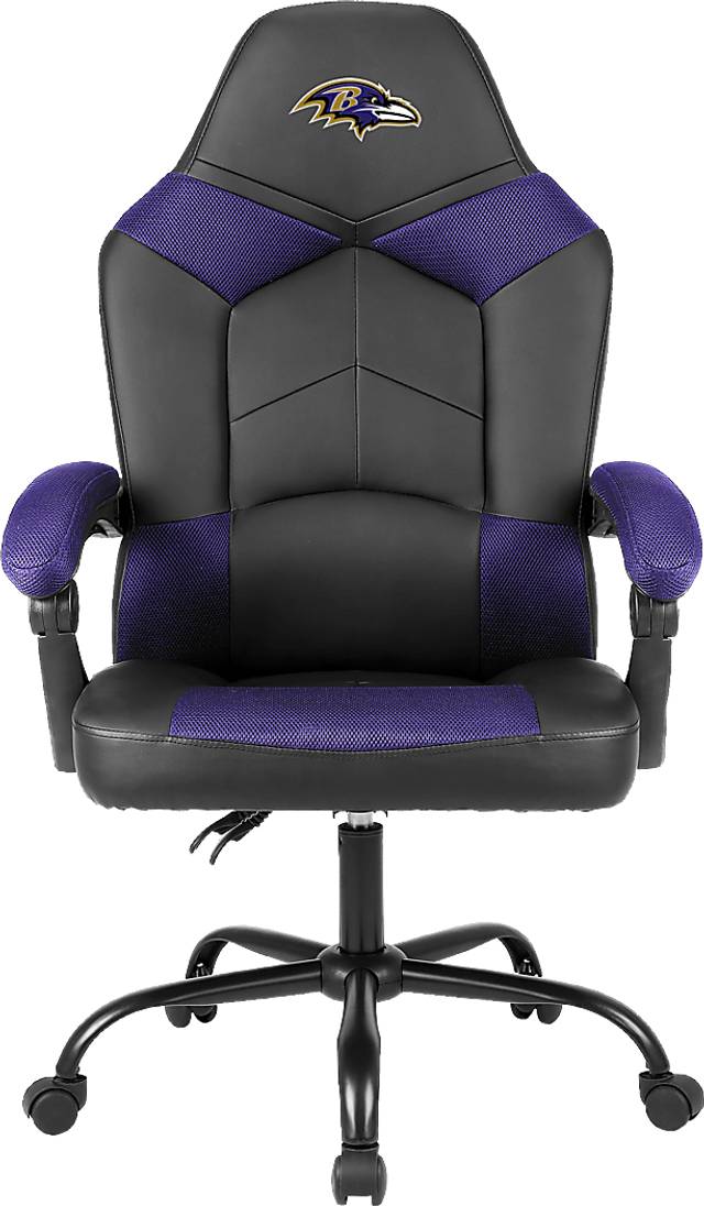 Big Team Baltimore Ravens Navy Office Chair - Thumbnail - Image 1