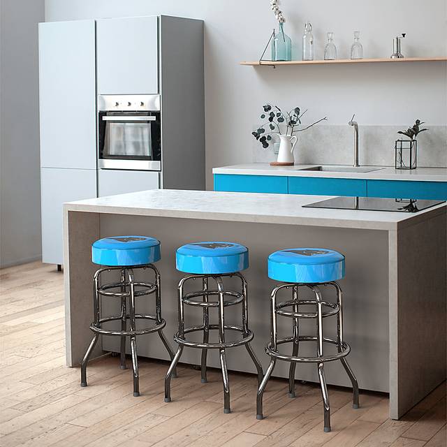 Big Team Carolina Panthers Light Blue Barstool - Thumbnail - Image 3