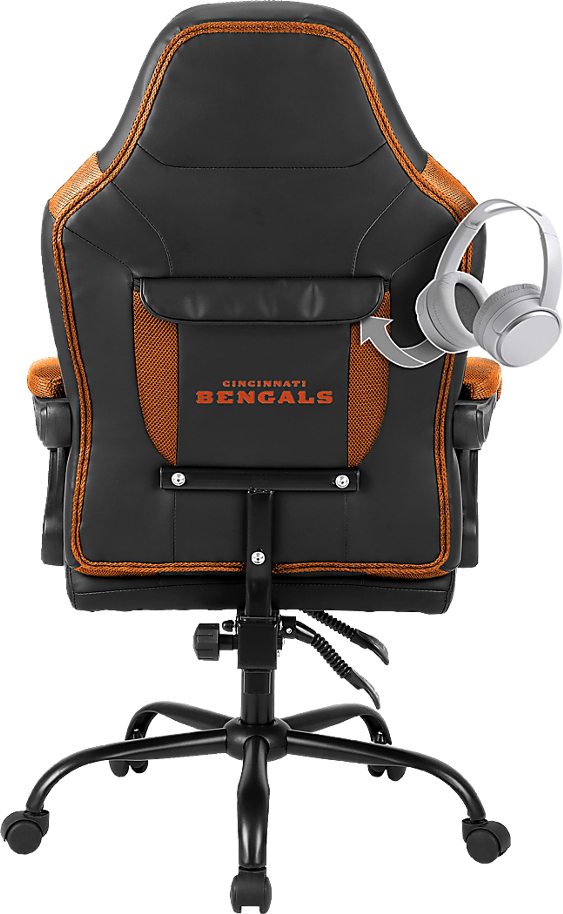 Big Team Cincinnati Bengals Orange Office Chair - Image 3