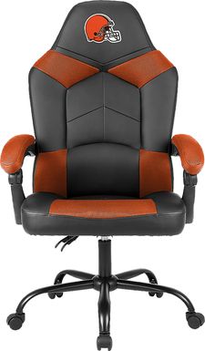 Big Team Cleveland Browns Orange Office Chair