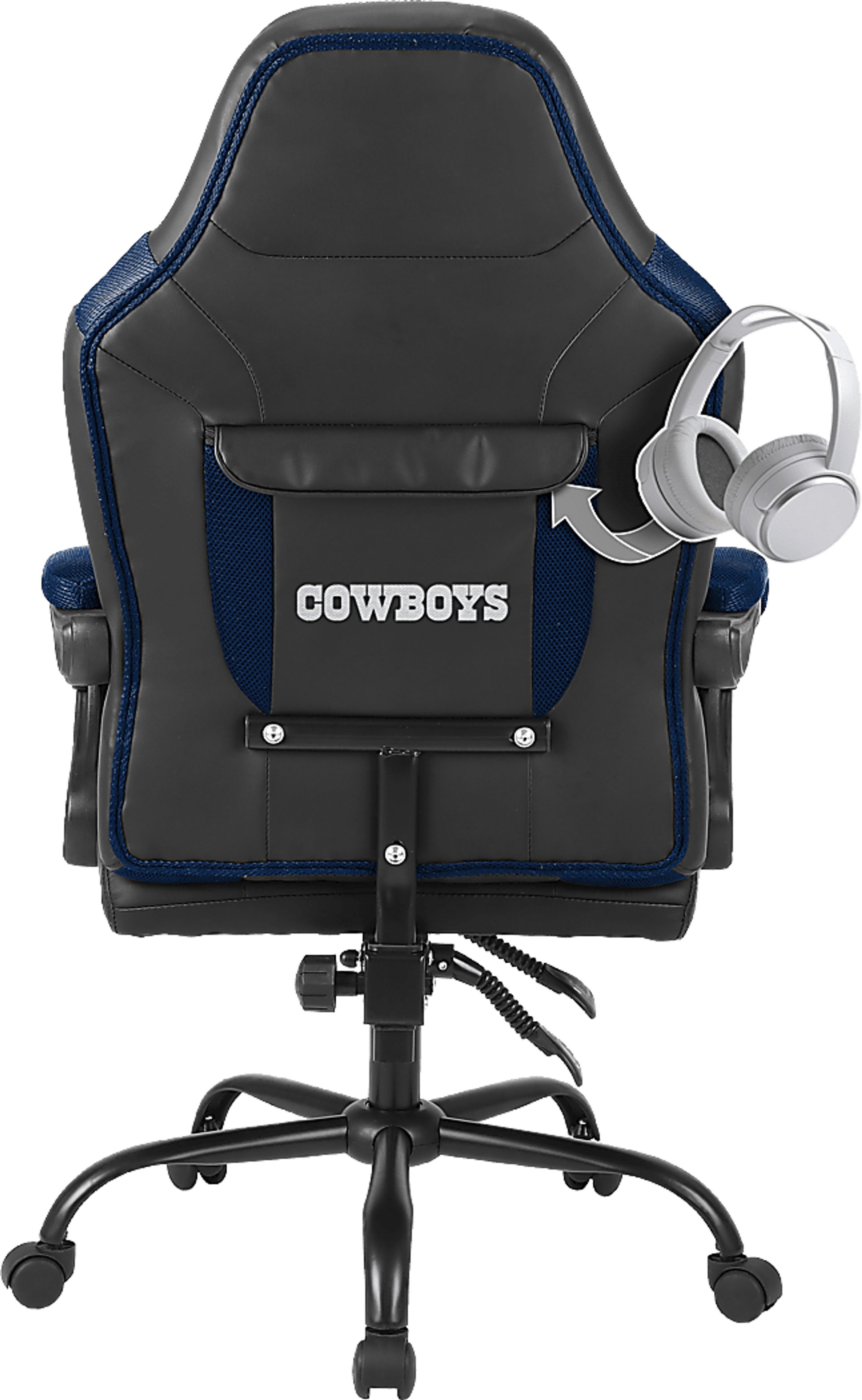 Big Team Dallas Cowboys Blue Office Chair - Image 3