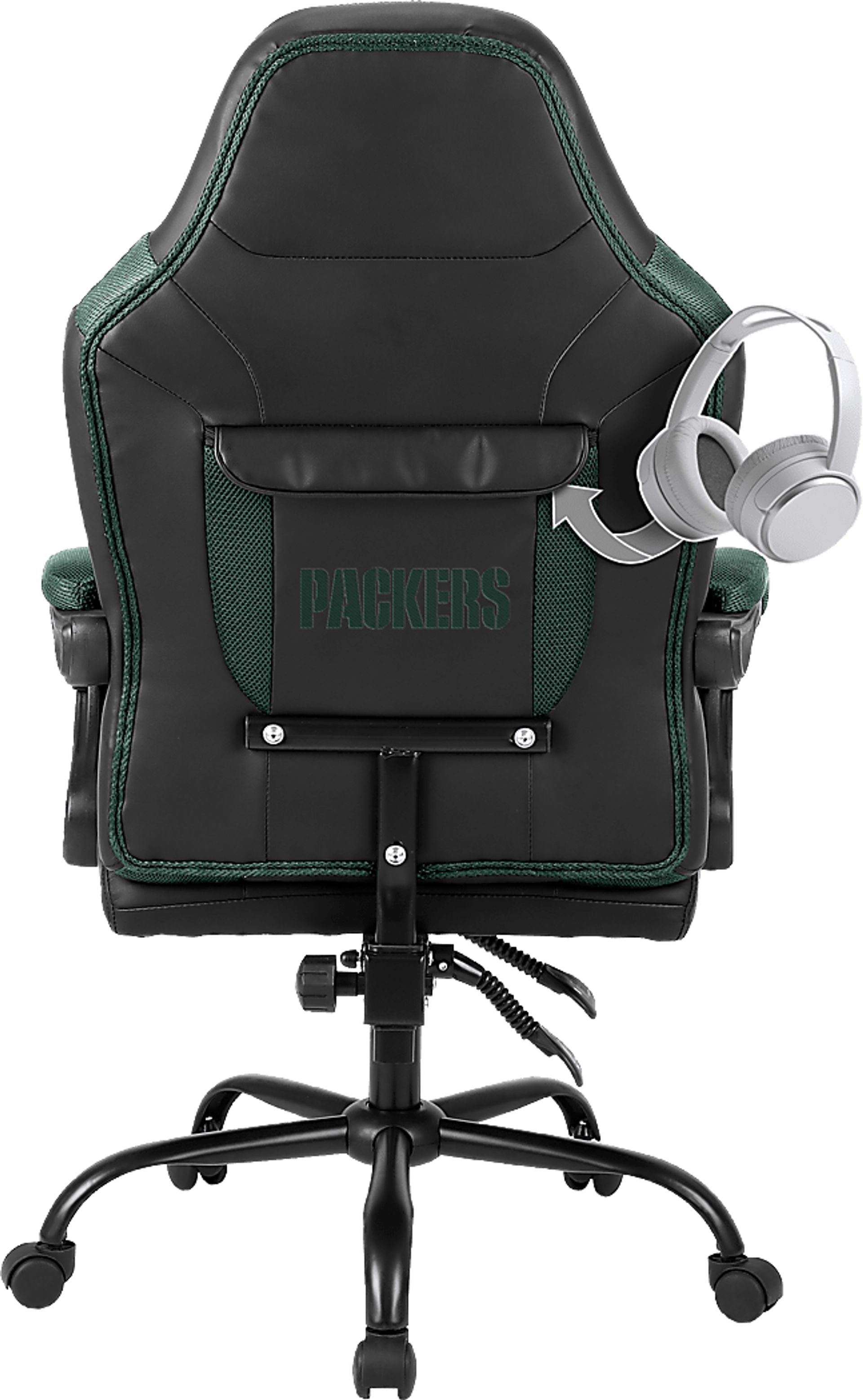 Big Team Green Bay Packers Dark Green Office Chair - Image 3