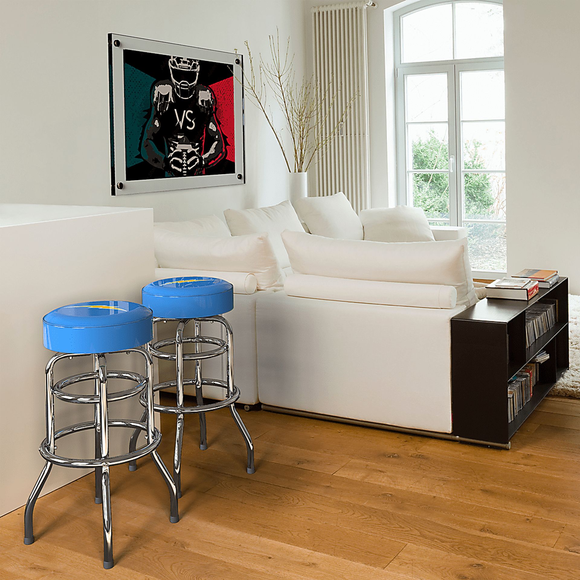 Big Team Los Angeles Chargers Blue Barstool - Image 2