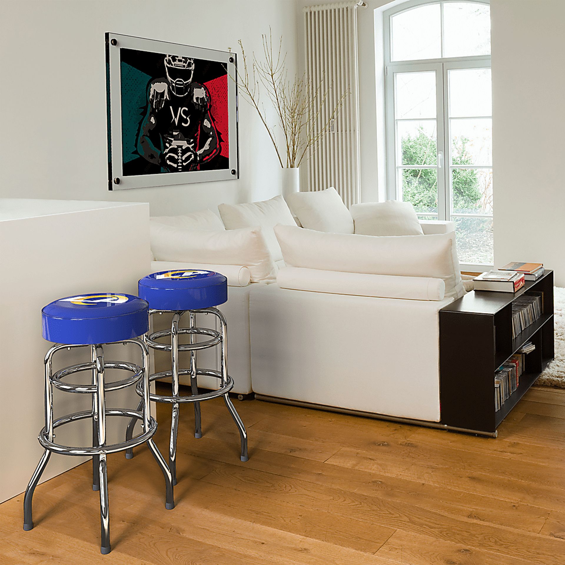 Big Team Los Angeles Rams Blue Barstool - Image 2