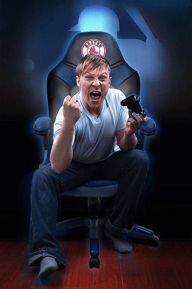 Big Team MBL Boston Redsox Red Oversized Gaming Chair - Thumbnail - Image 4