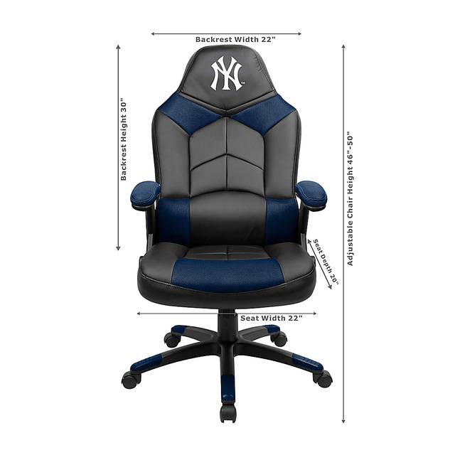 Big Team MBL New York Yankees Navy Oversized Gaming Chair - Thumbnail - Image 3