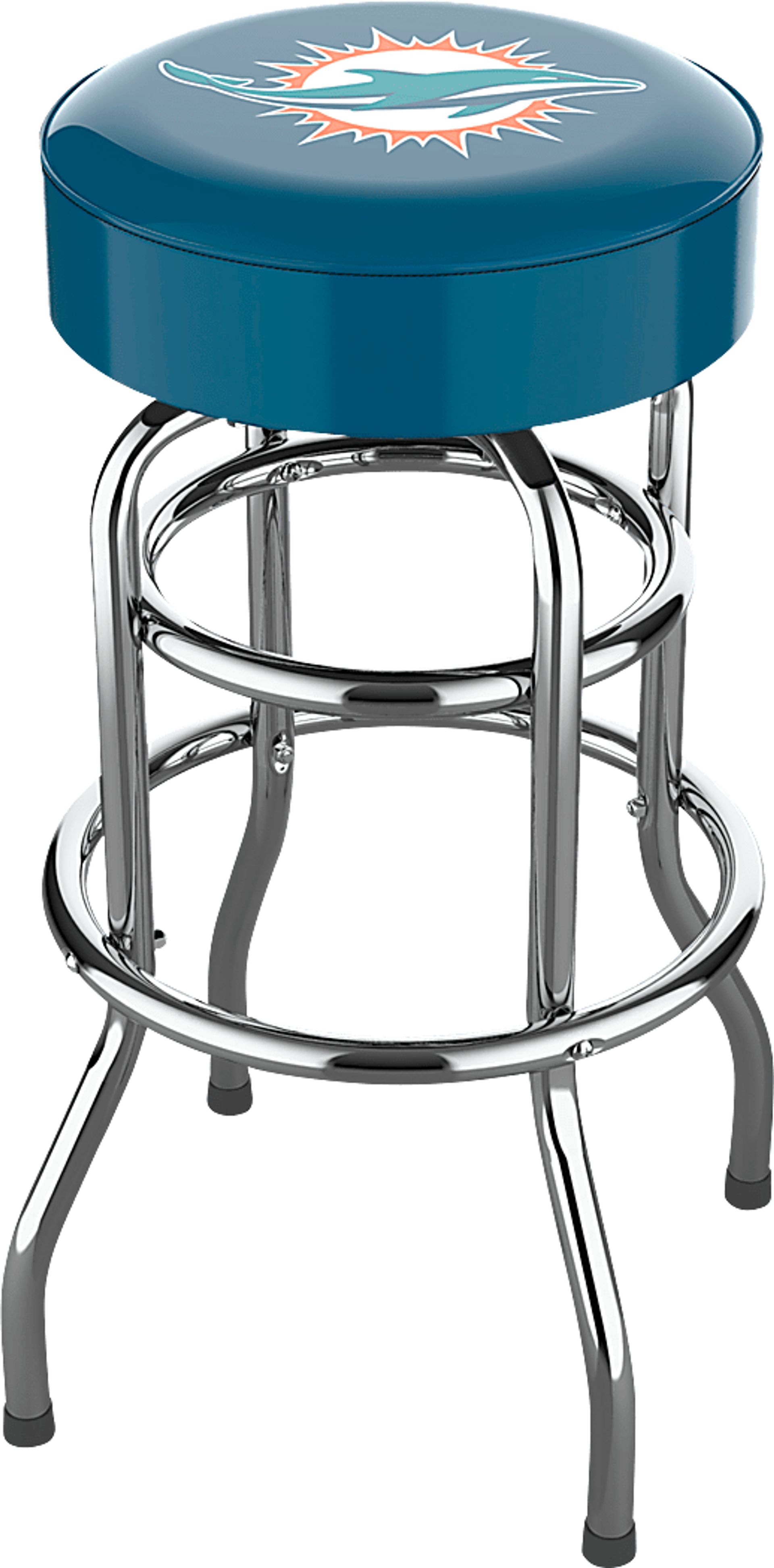 Big Team Miami Dolphins Marine Blue Barstool - Image 1