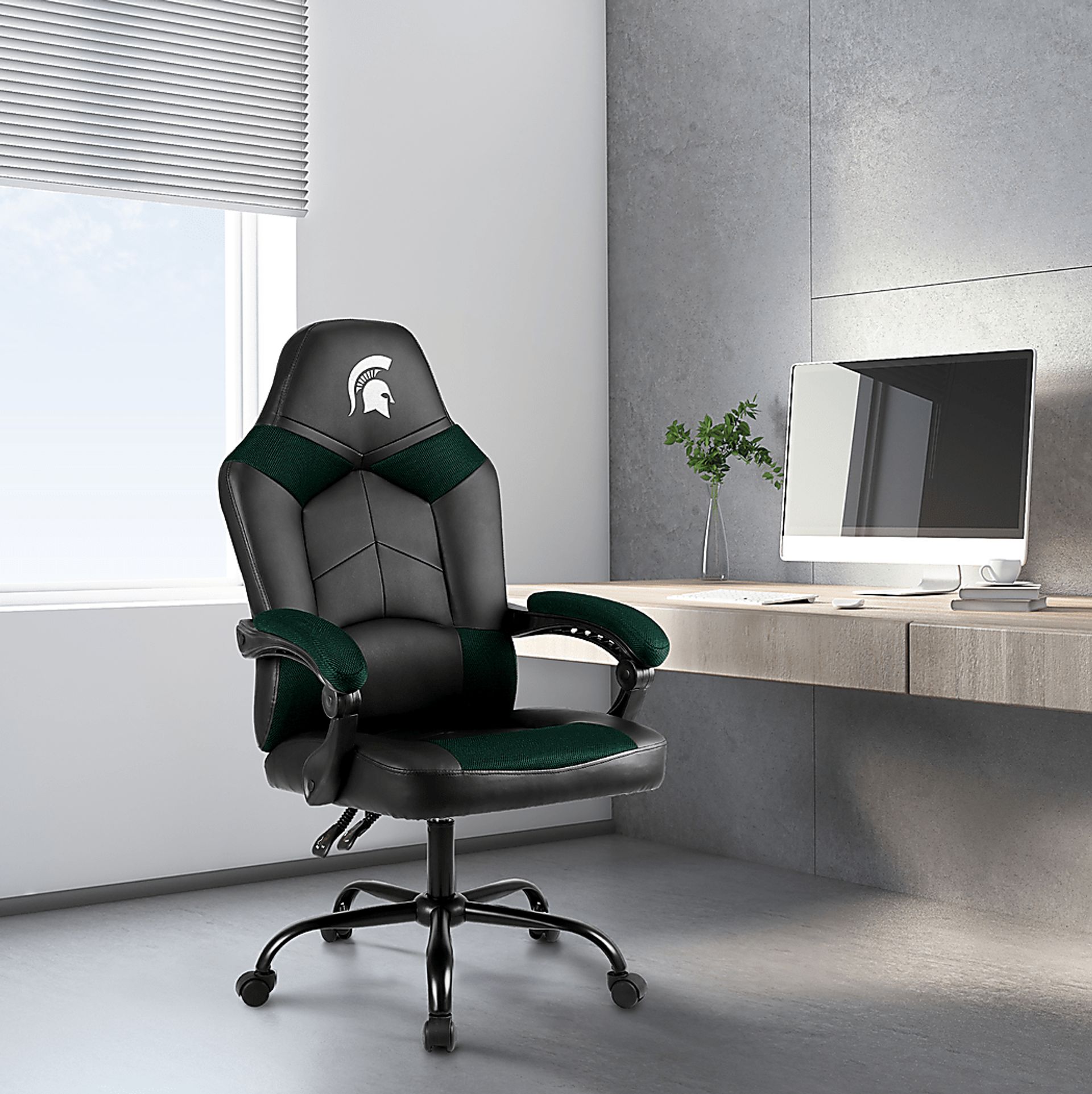 Big Team Michigan State Green Office Chair - Image 2
