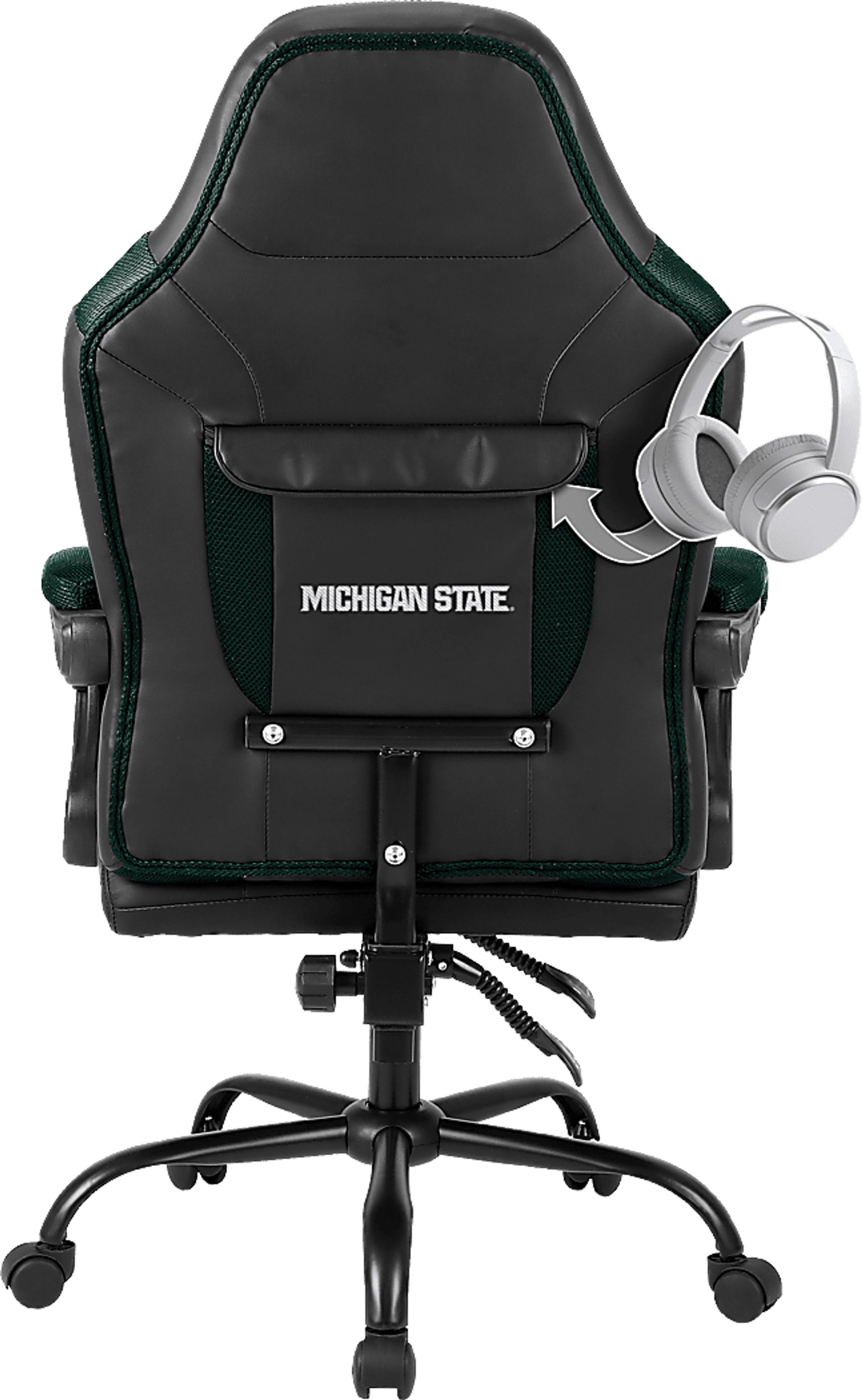 Big Team Michigan State Green Office Chair - Image 3