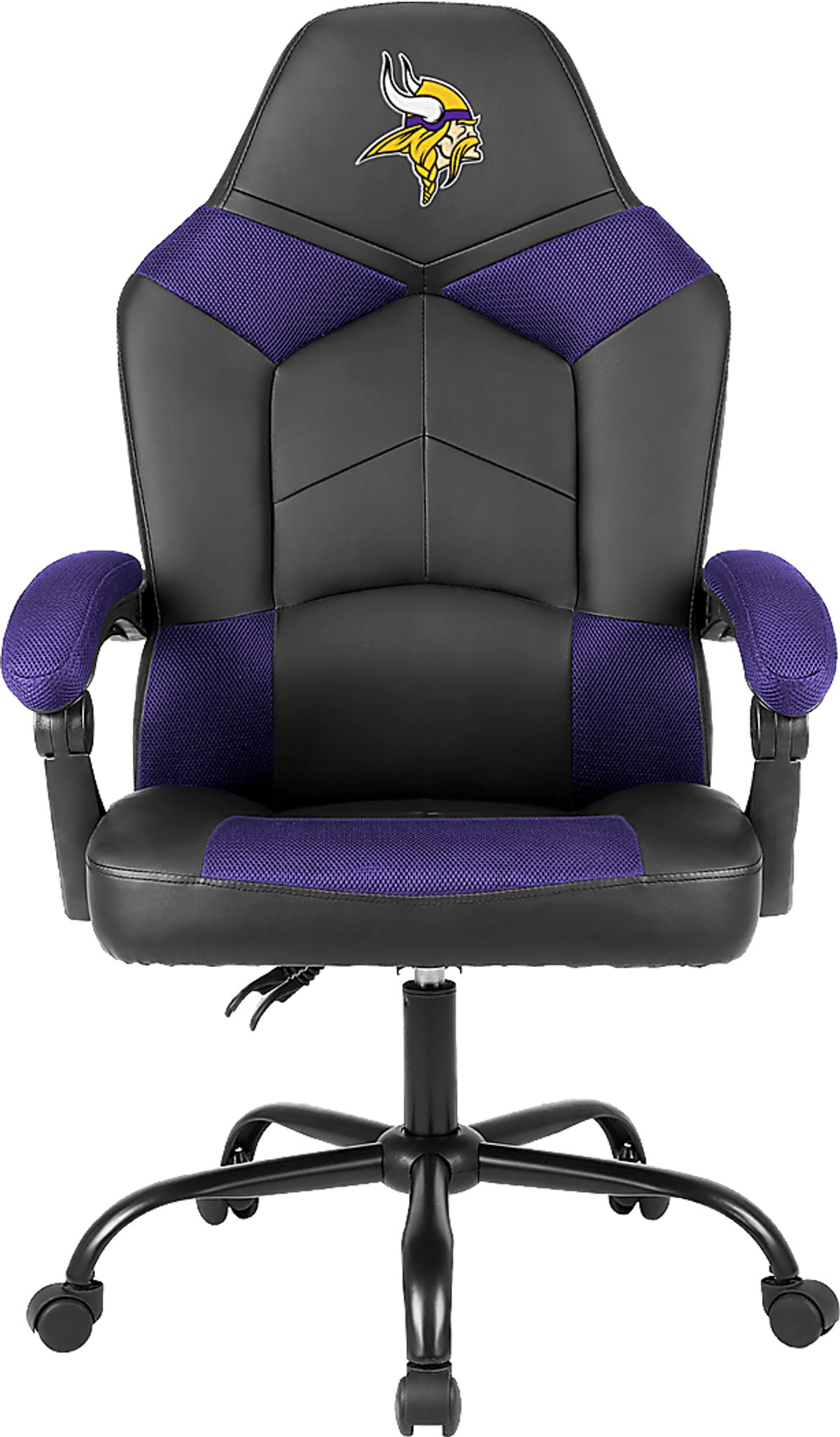 Big Team Purple Red Polyester,Steel,Vinyl Fabric Office Chair Rooms to Go