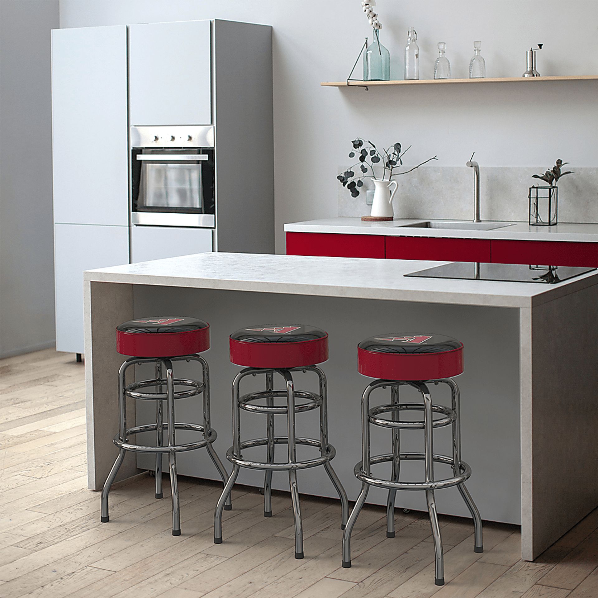 Arizona Diamondbacks Red Barstool - Image 3