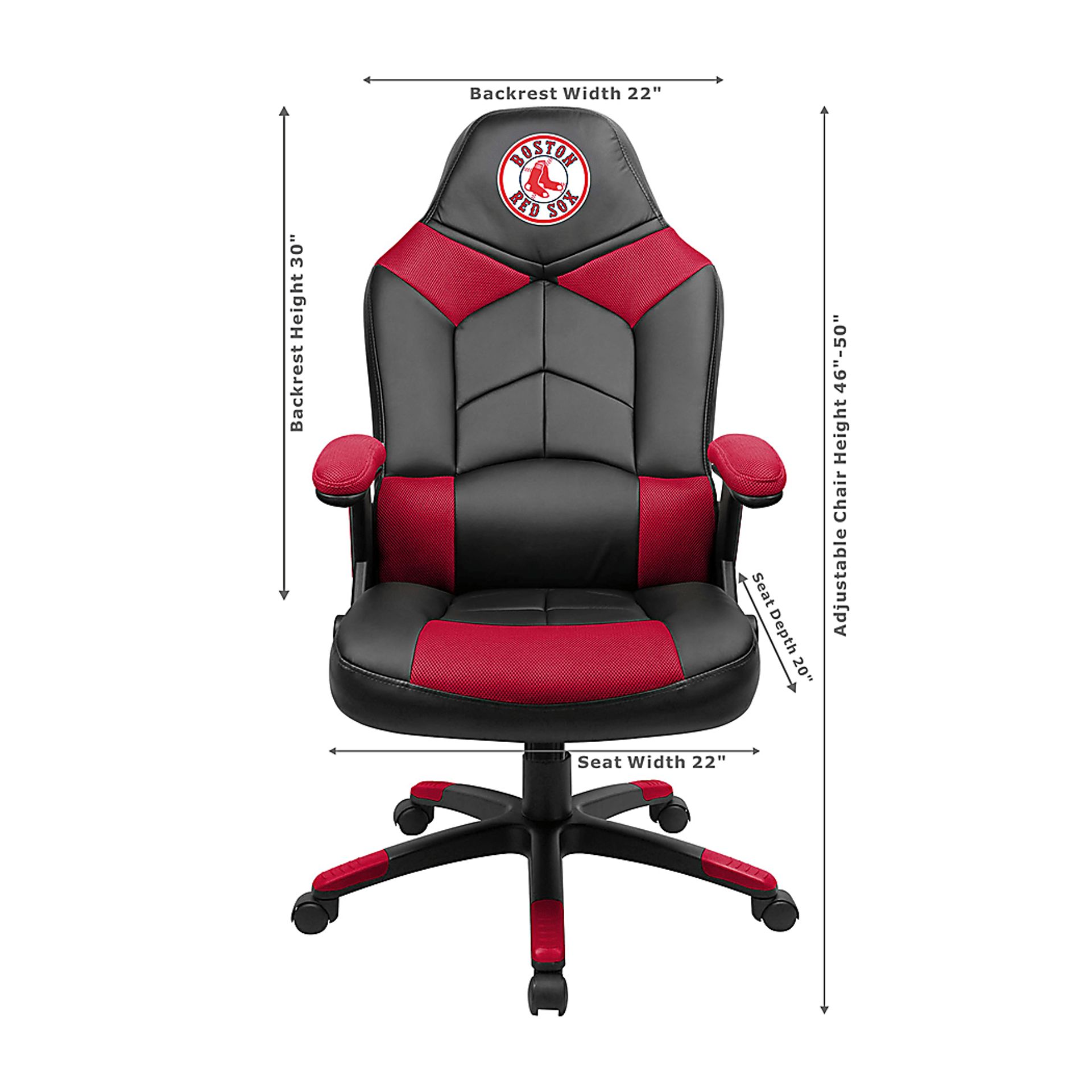 Big Team MBL Boston Redsox Red Oversized Gaming Chair - Image 3