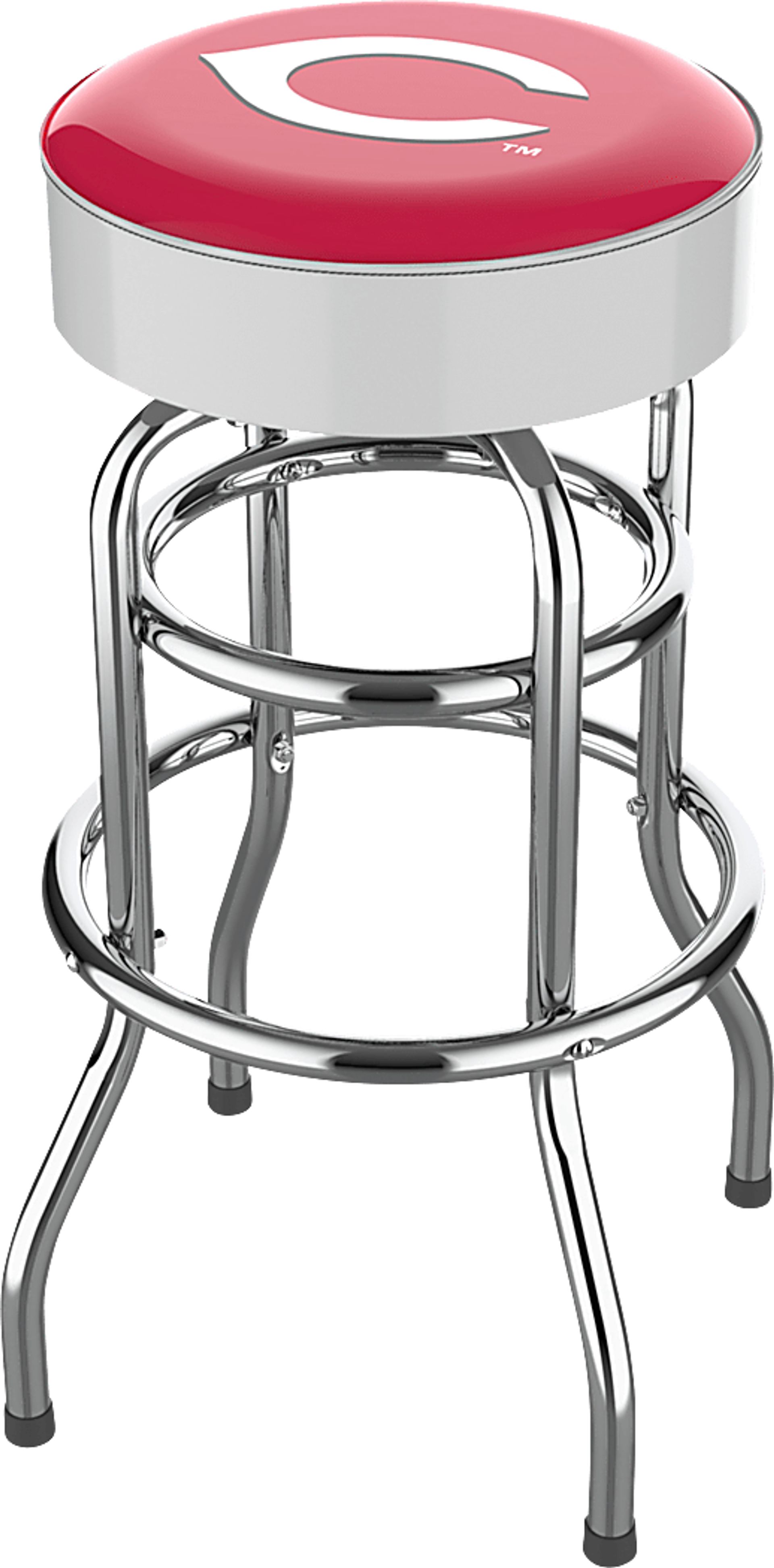 Cincinnati Reds White Barstool - Image 1