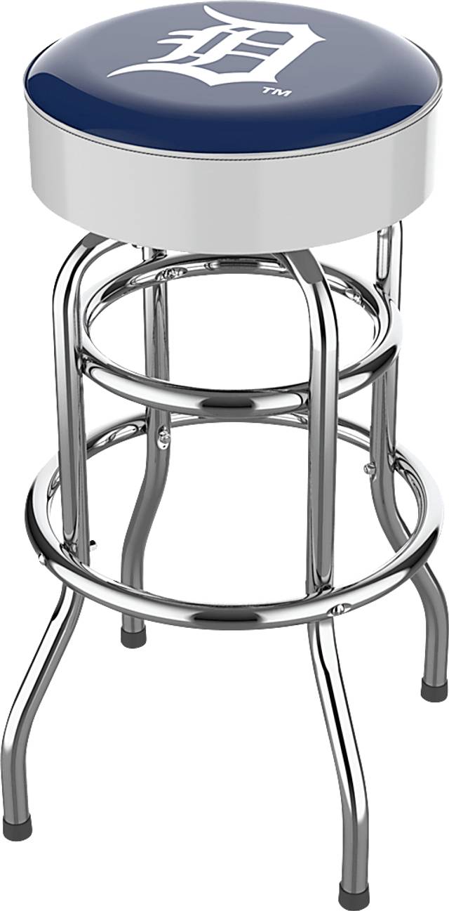 Detroit Tigers White Barstool - Thumbnail - Image 1
