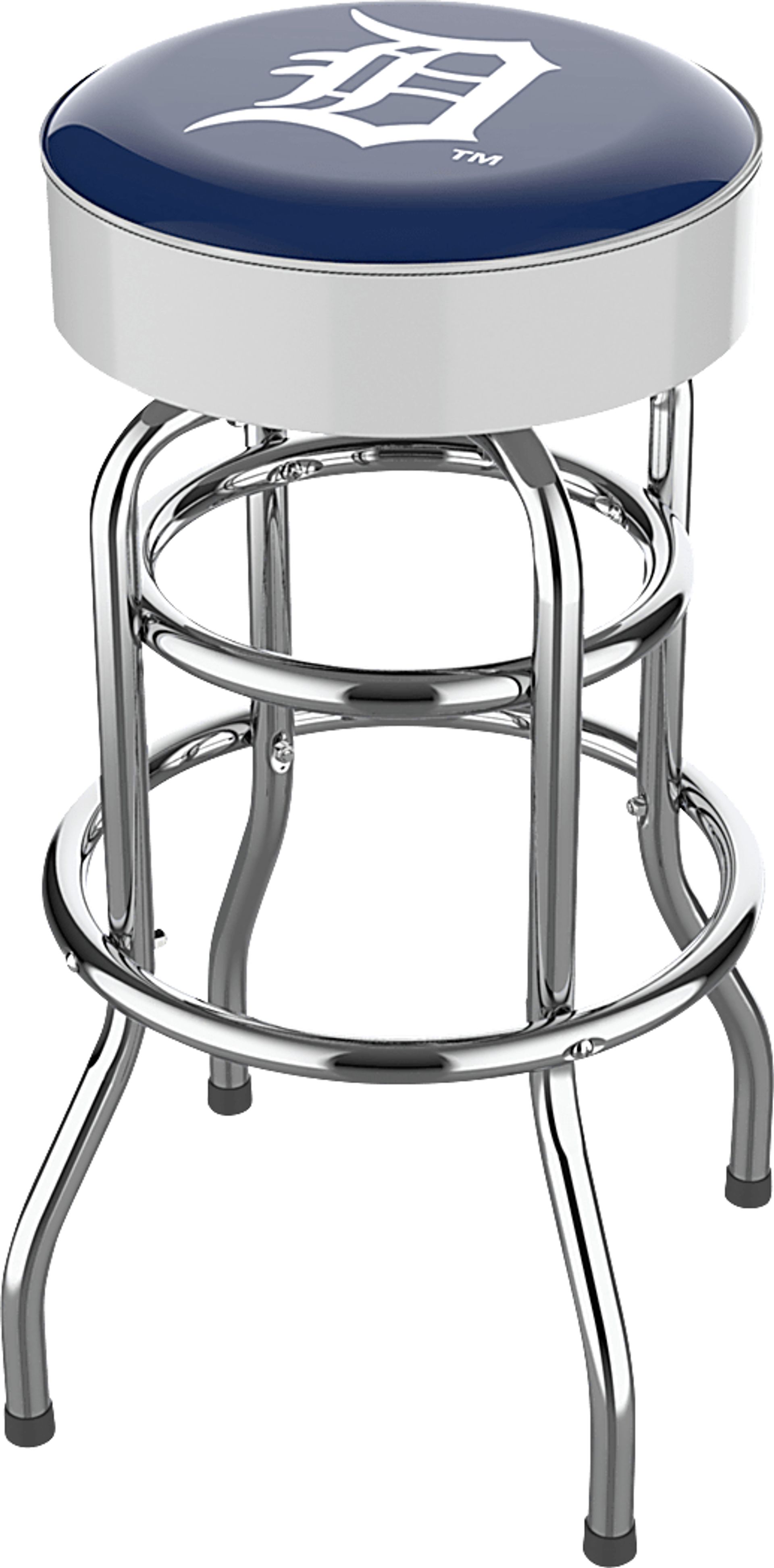 Detroit Tigers White Barstool - Image 1