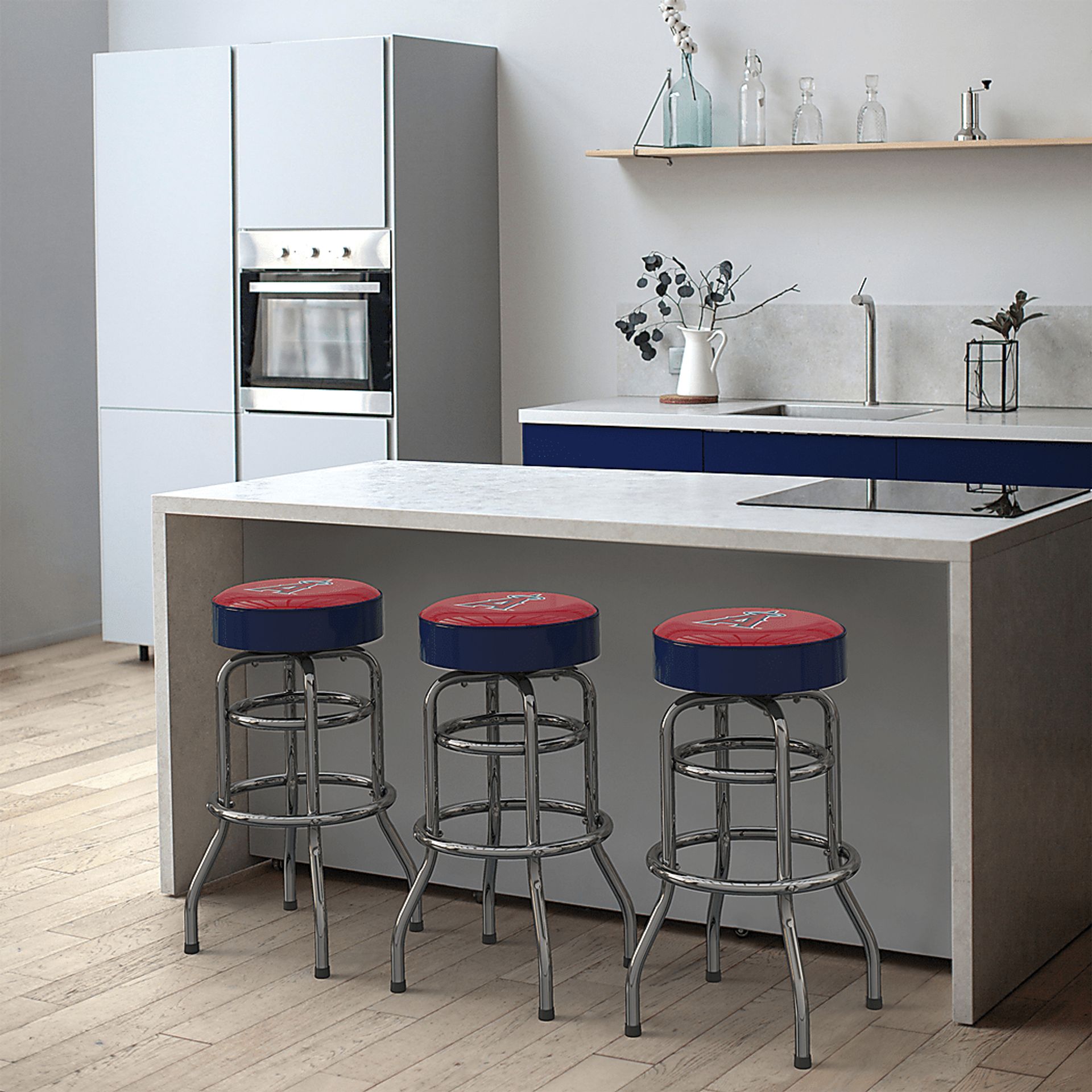 Los Angeles Angels Navy Barstool - Image 3