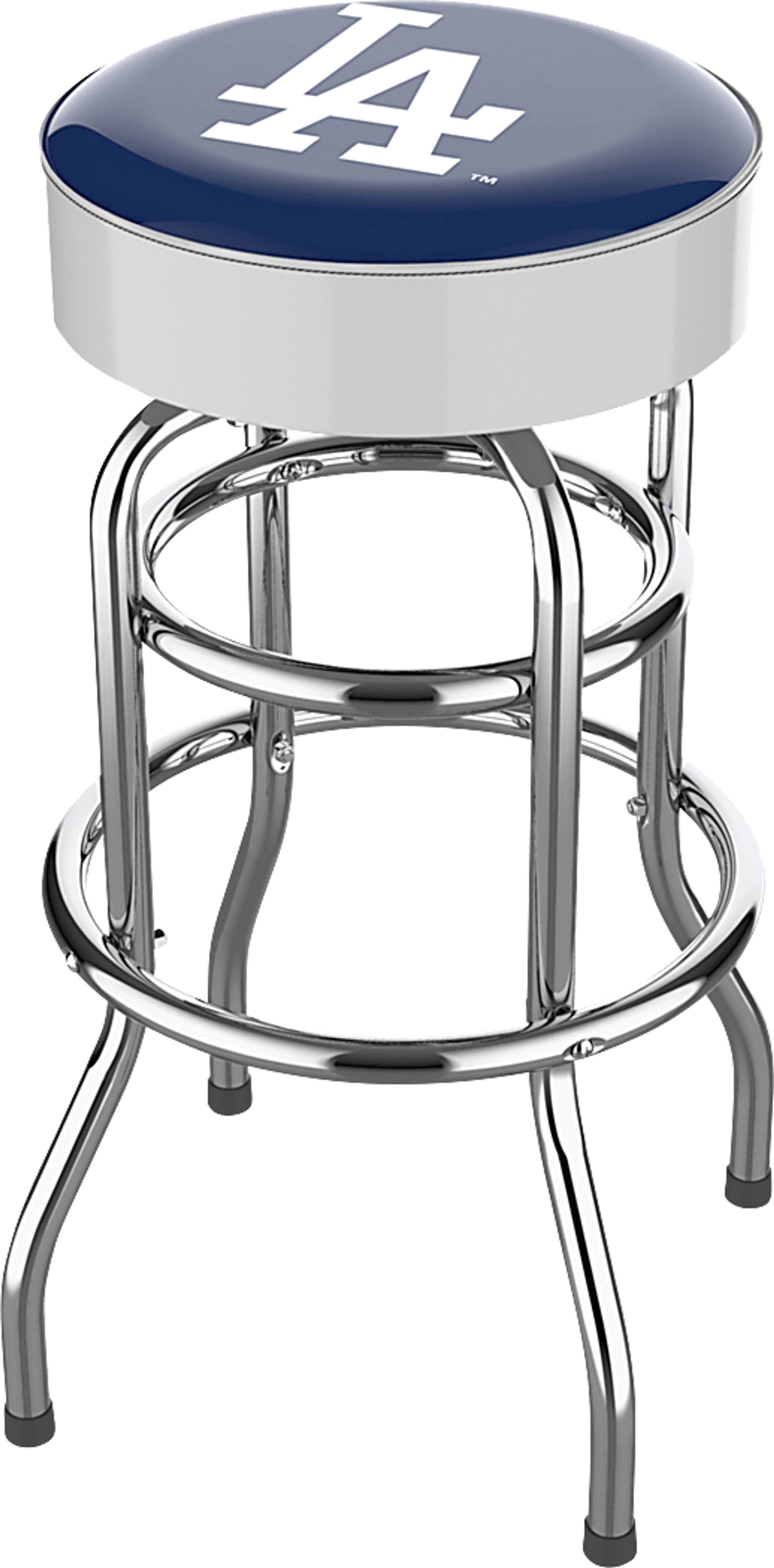 Los Angeles Dodgers White Barstool - Image 1