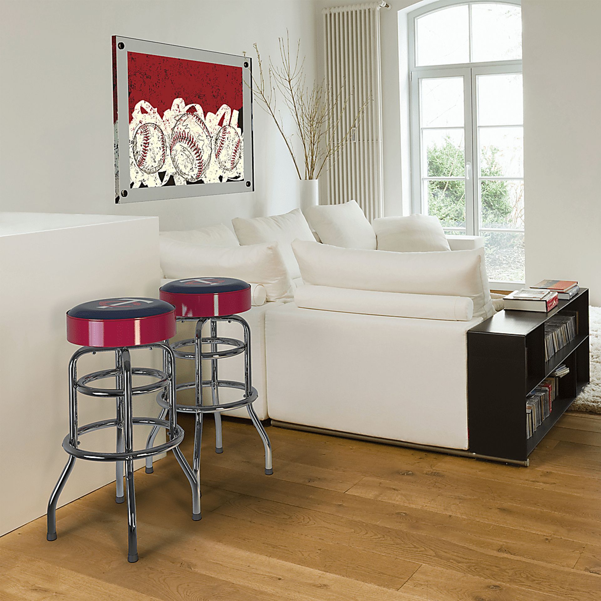 Minnesota Twins Red Barstool - Image 2