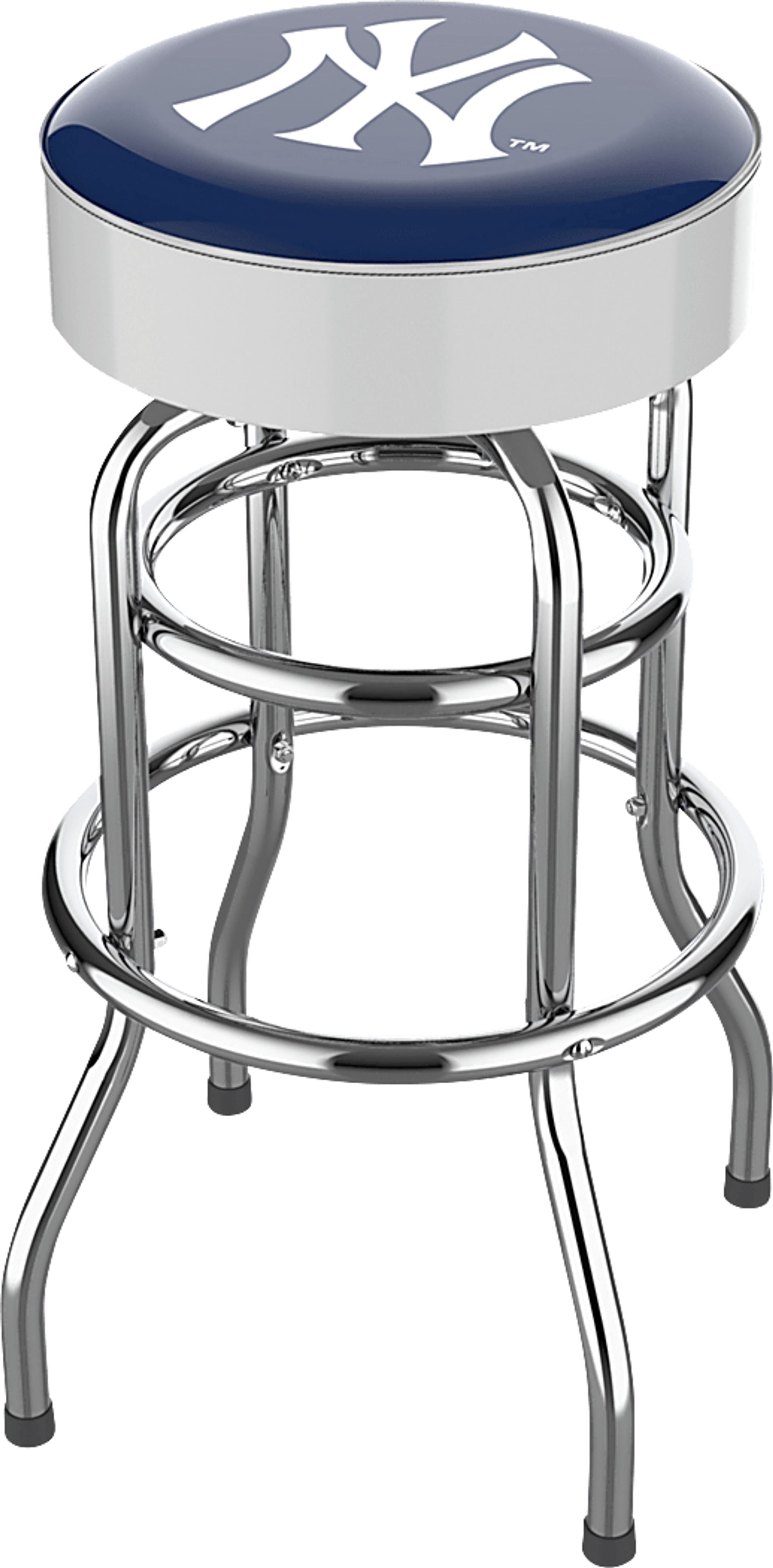 New York Yankees White Barstool - Image 1