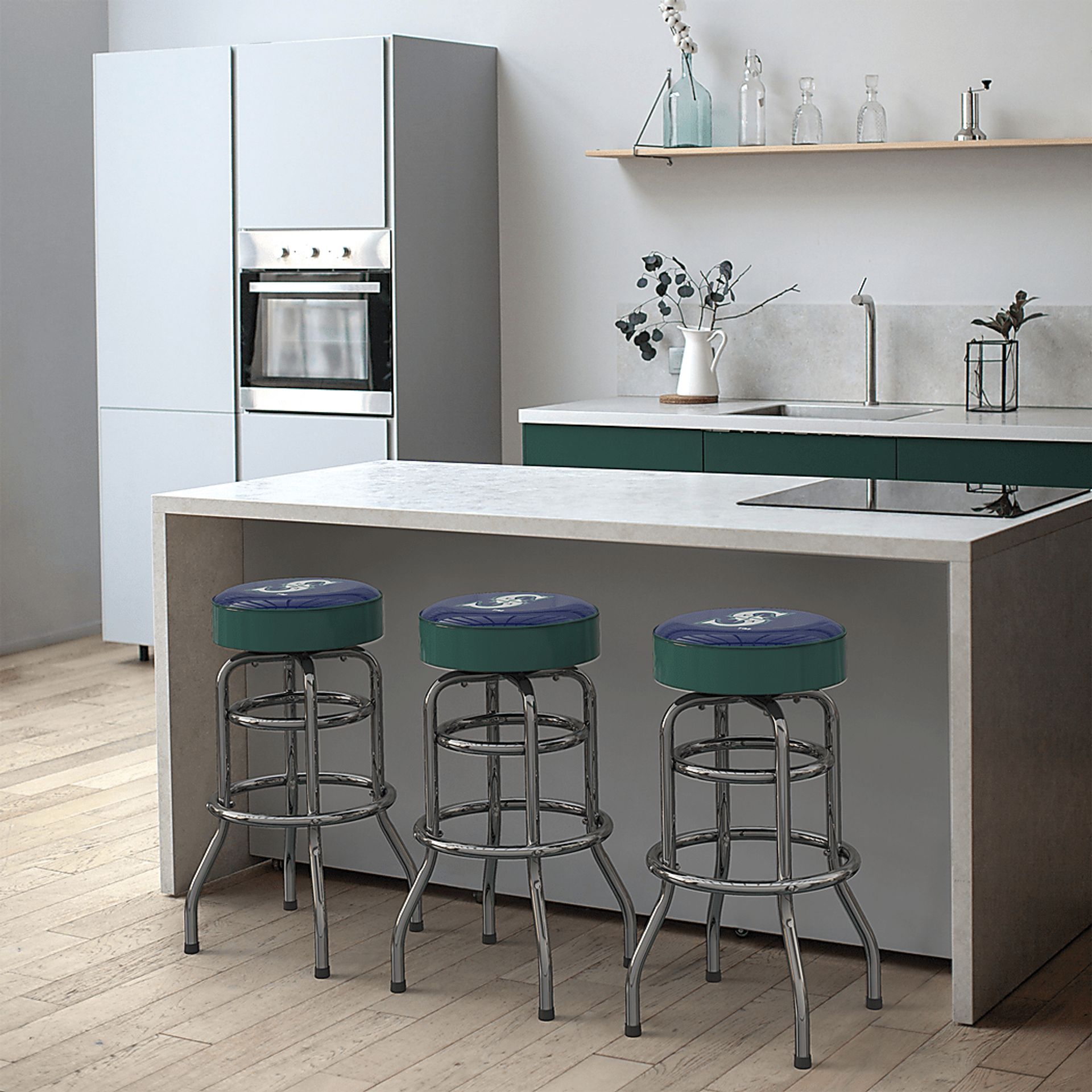 Seattle Mariners Green Barstool - Image 3
