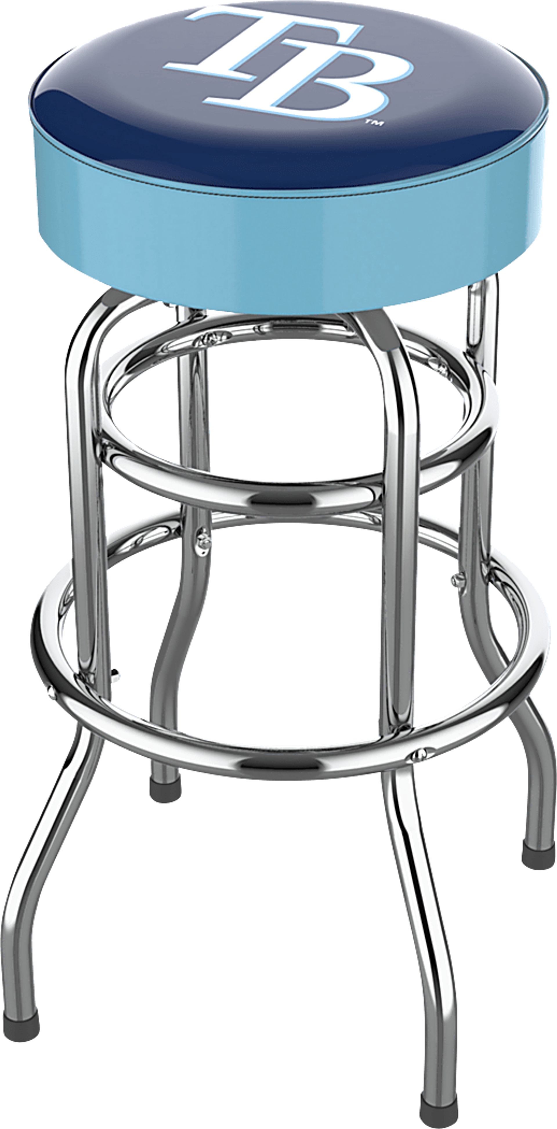 Tampa Bay Rays Light Blue Barstool - Image 1