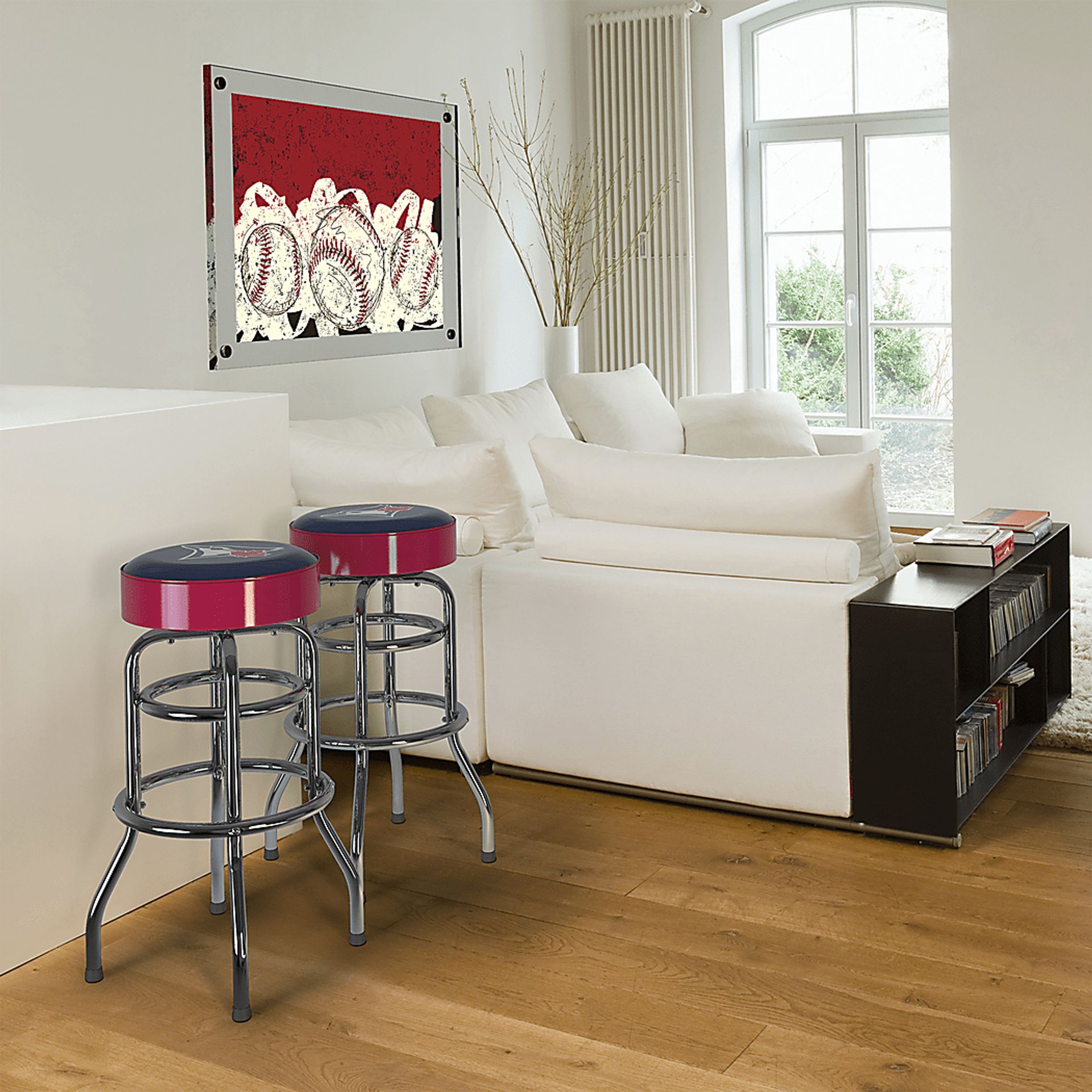 Toronto Blue Jays Red Barstool - Image 2
