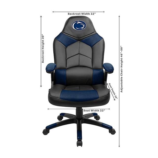 Big Team NCAA Penn State Navy Oversized Gaming Chair - Thumbnail - Image 3