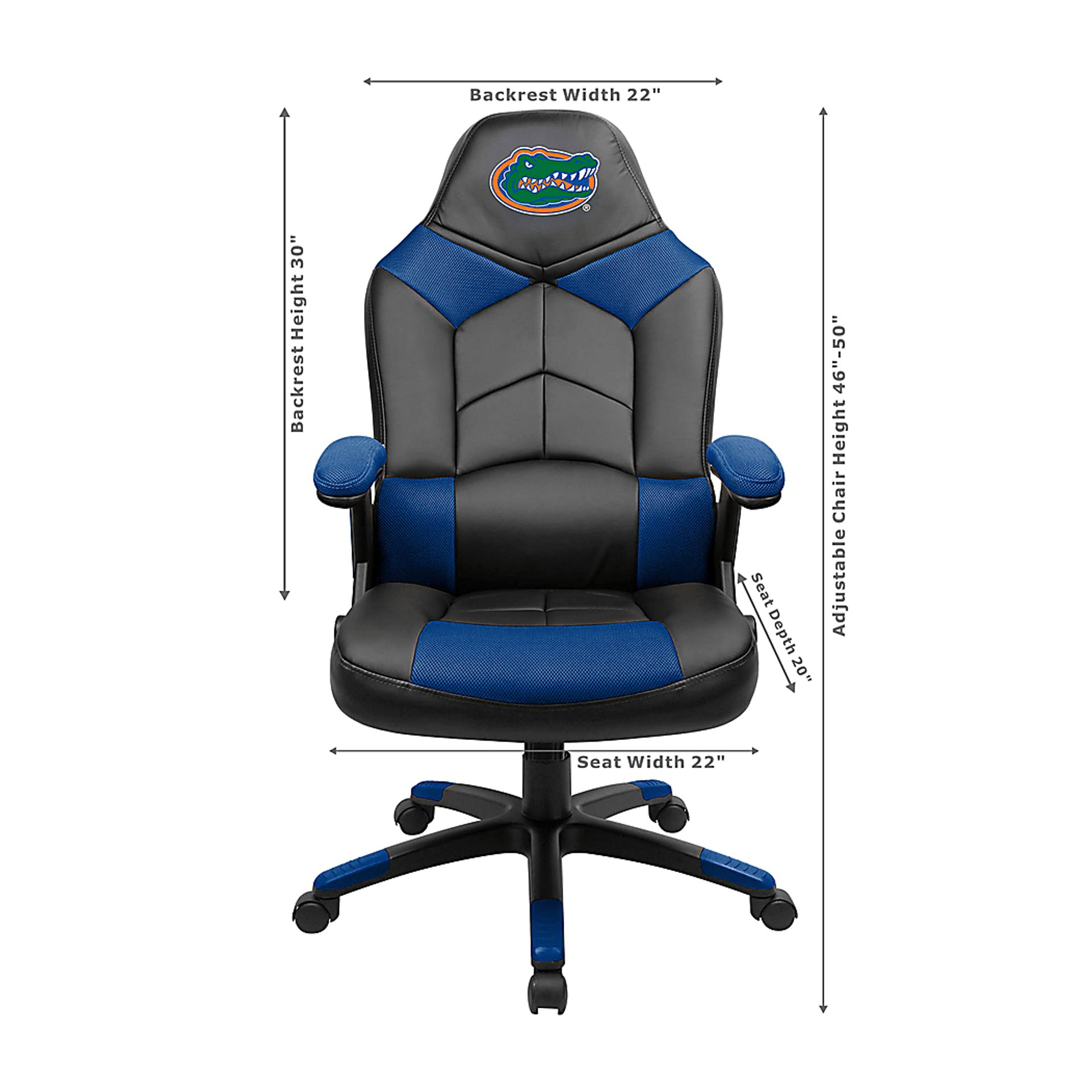 Big Team NCAA University of Florida Blue Oversized Gaming Chair - Image 3