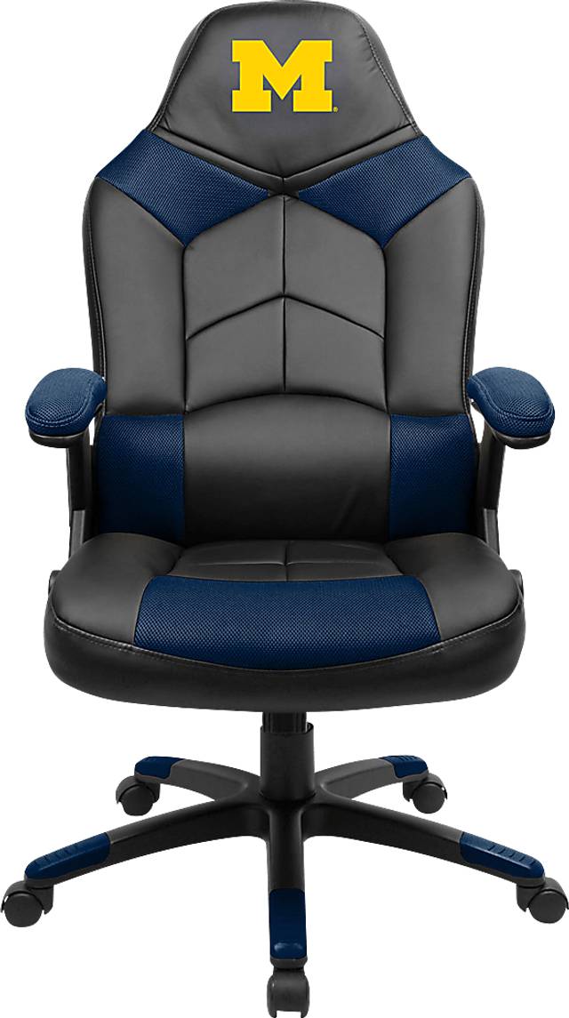Big Team NCAA University of Michigan Navy Oversized Gaming Chair - Thumbnail - Image 1
