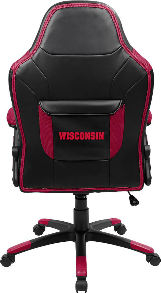 Big Team NCAA University of Wisconsin Red Oversized Gaming Chair - Thumbnail - Image 2