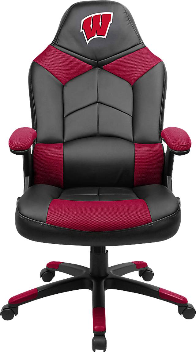 Big Team NCAA University of Wisconsin Red Oversized Gaming Chair - Thumbnail - Image 1