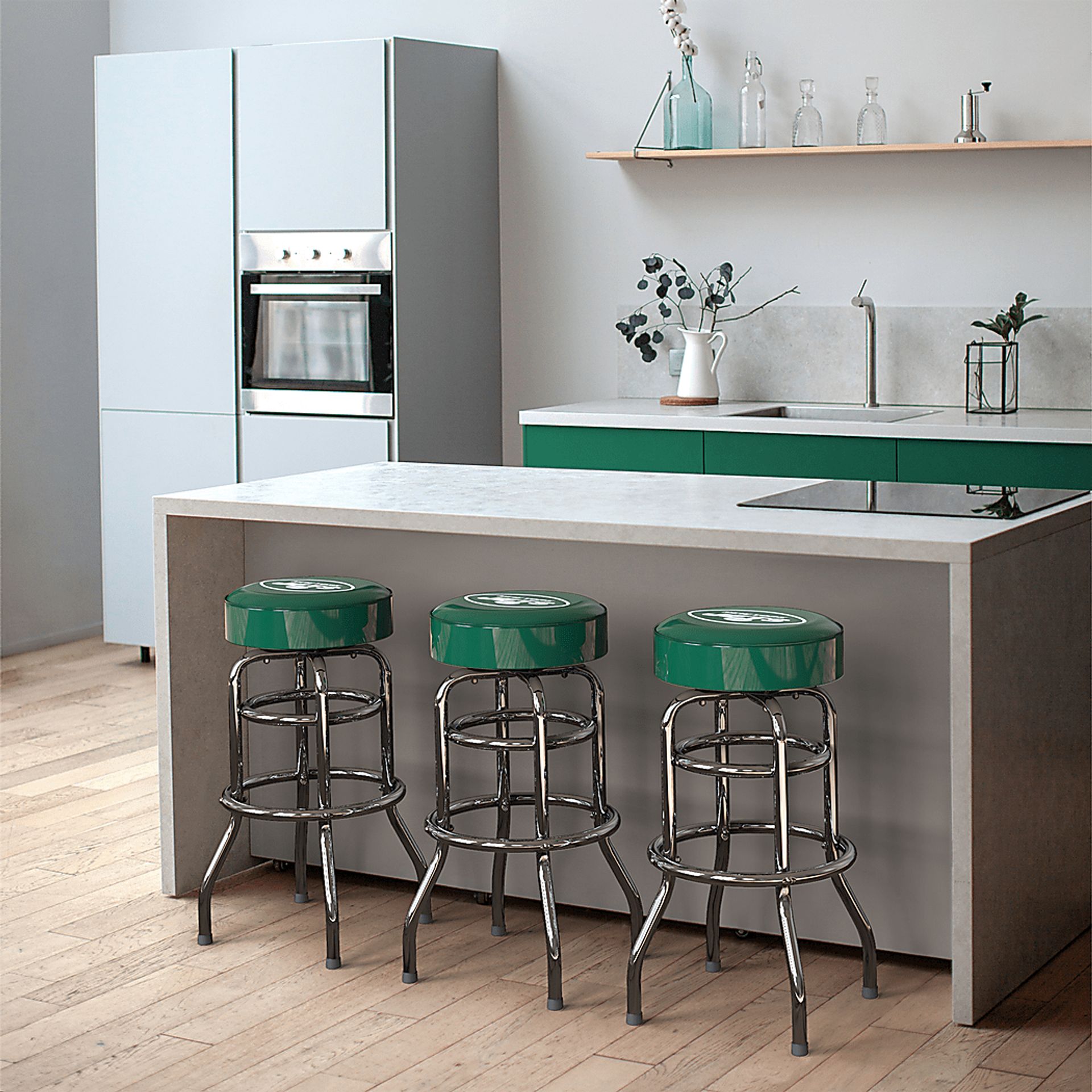 Big Team New York Jets Green Barstool - Image 3