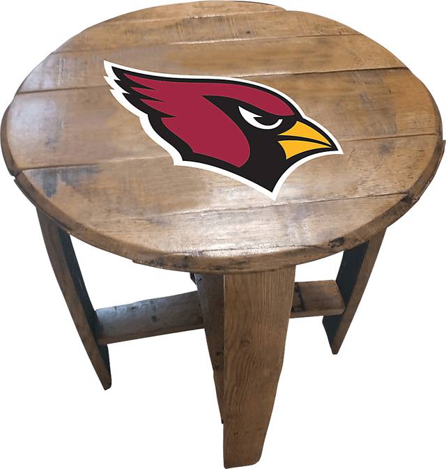 Big Team NFL Arizona Cardinals Brown End Table - Thumbnail - Image 1
