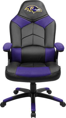 Big Team NFL Baltimore Ravens Blue Oversized Gaming Chair