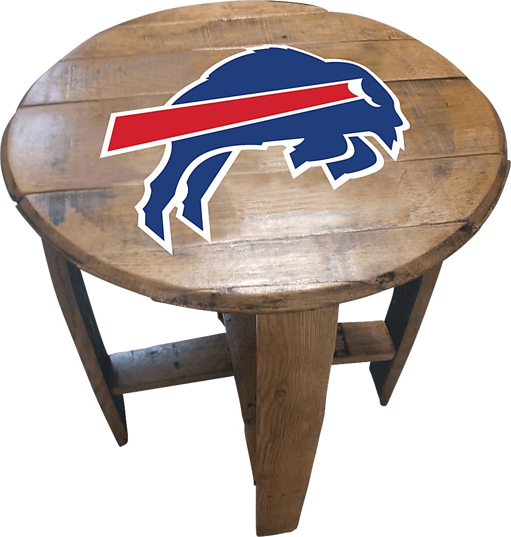 Big Team NFL Buffalo Bills Brown End Table