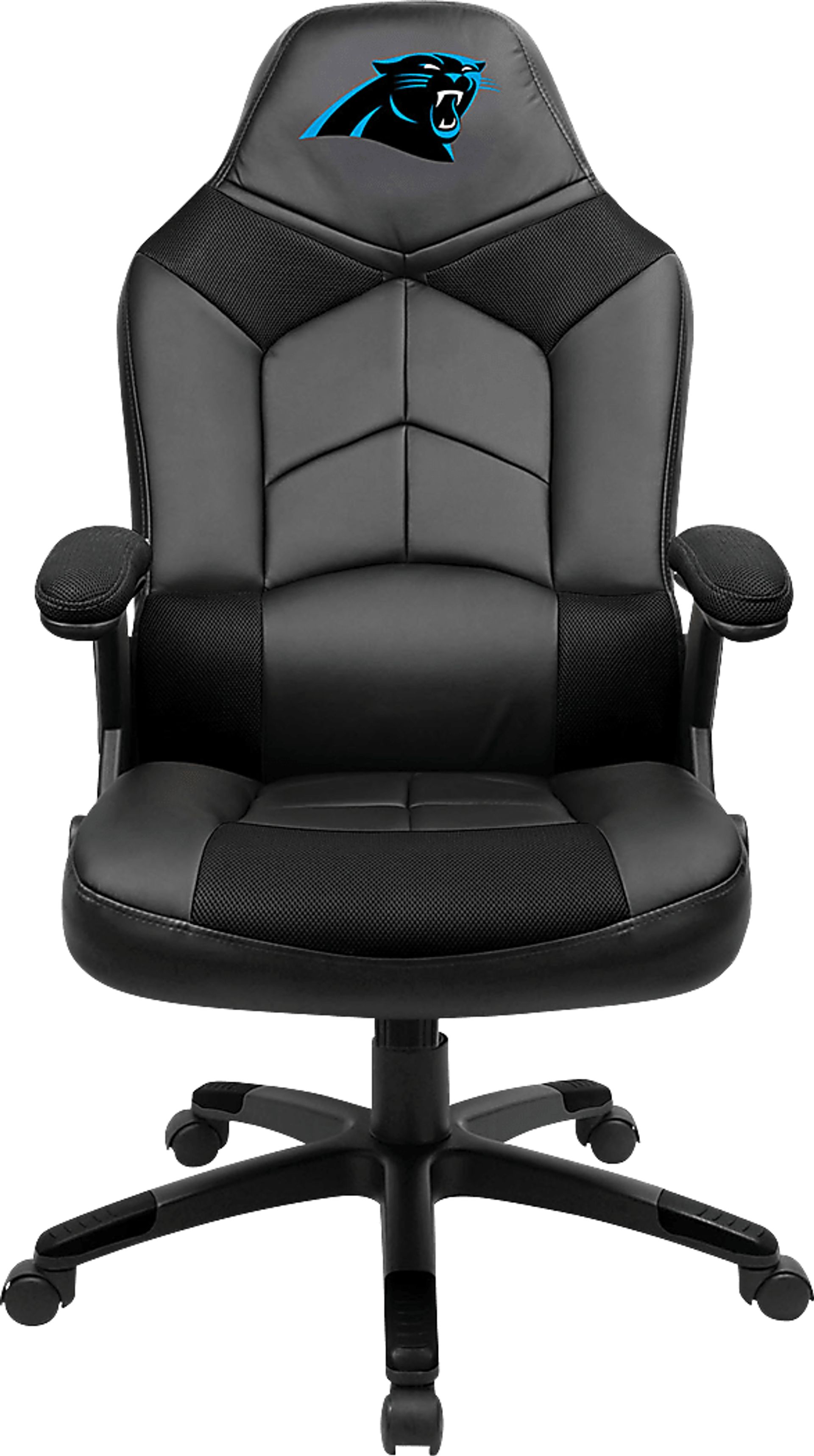 Big Team NFL Carolina Panthers Black Oversized Gaming Chair - Image 1