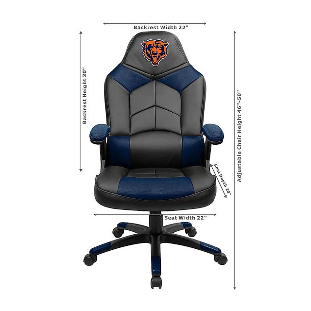 Big Team NFL Chicago Bears Blue Oversized Gaming Chair - Thumbnail - Image 3