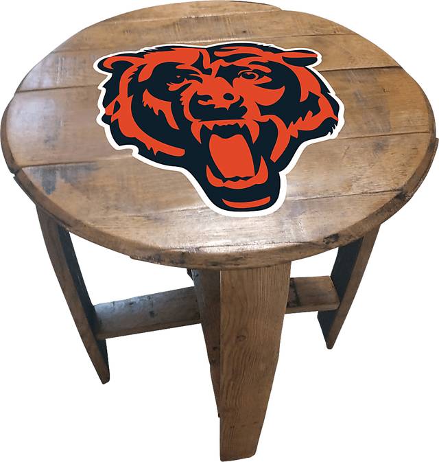 Big Team NFL Chicago Bears Brown End Table - Thumbnail - Image 1