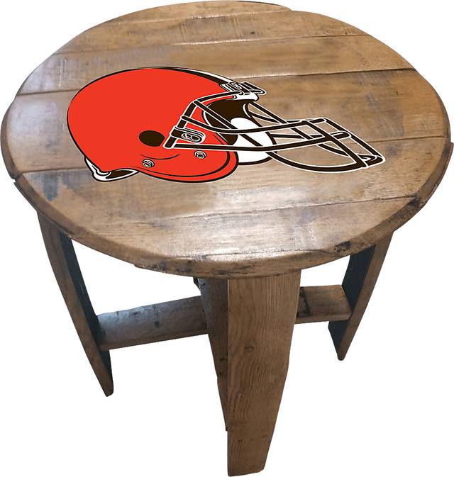 Big Team NFL Cleveland Browns Brown End Table - Thumbnail - Image 1