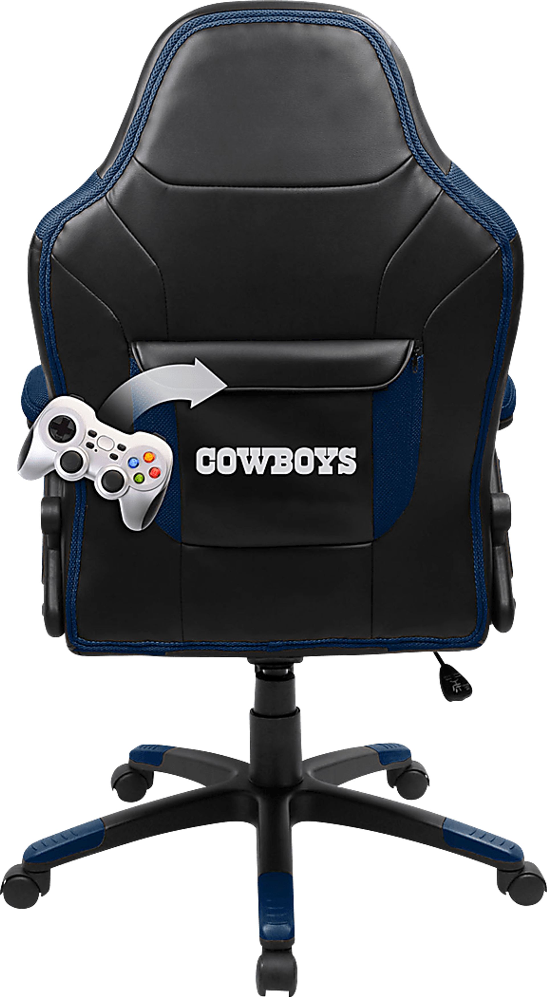 Big Team NFL Dallas Cowboys Navy Oversized Gaming Chair - Image 6