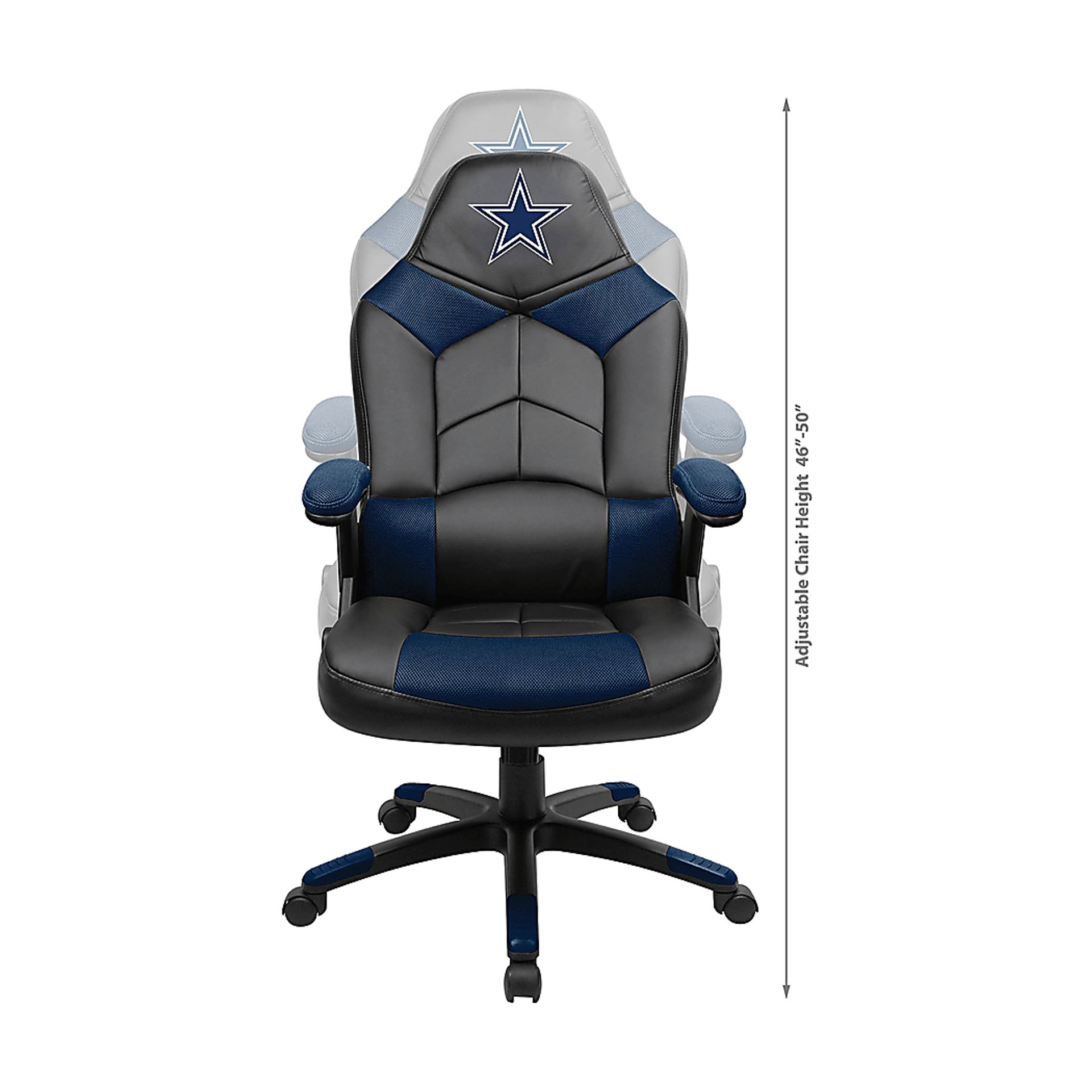 Big Team NFL Dallas Cowboys Navy Oversized Gaming Chair - Image 9