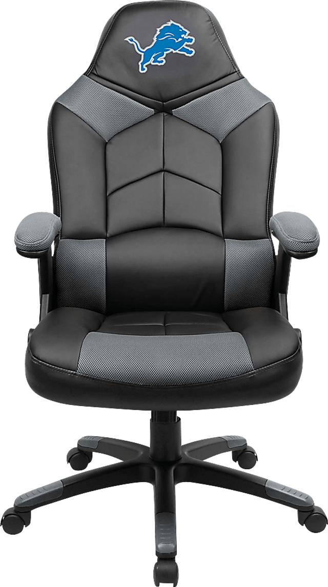 Big Team NFL Detroit Lions Gray Oversized Gaming Chair - Thumbnail - Image 1