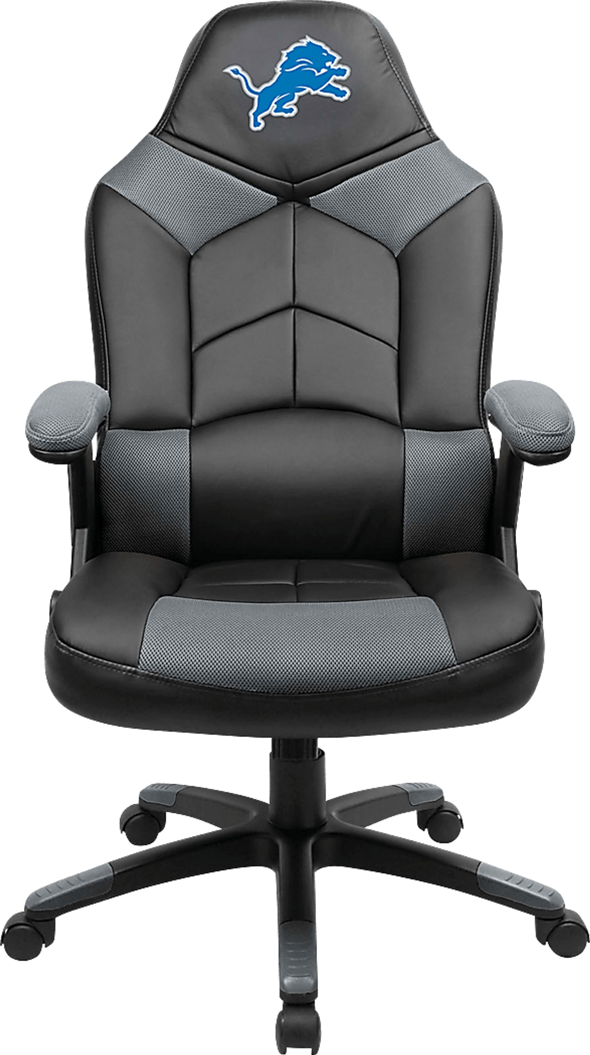 Big Team NFL Detroit Lions Gray Oversized Gaming Chair - Image 1