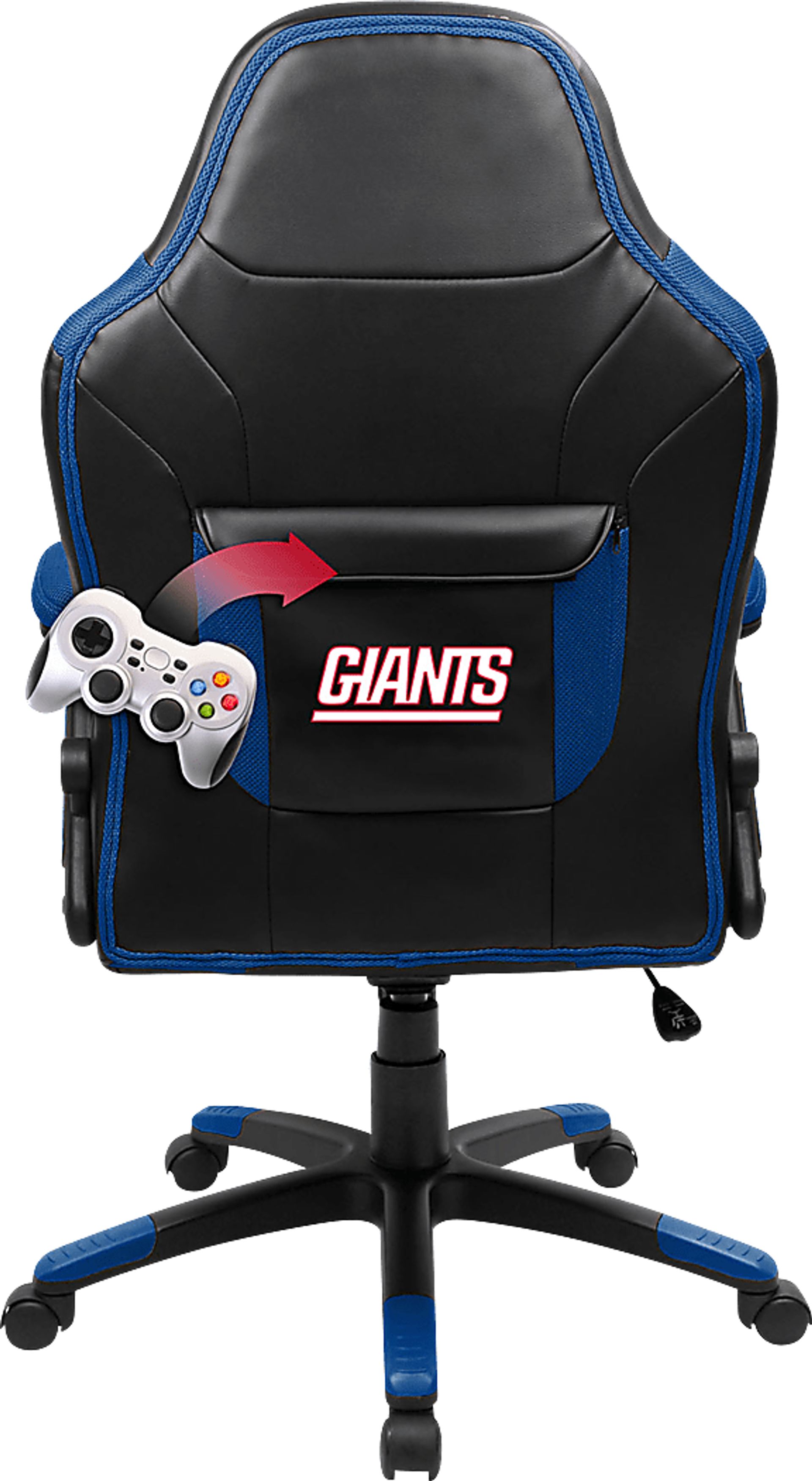 Big Team NFL Giants Blue Oversized Gaming Chair - Image 3