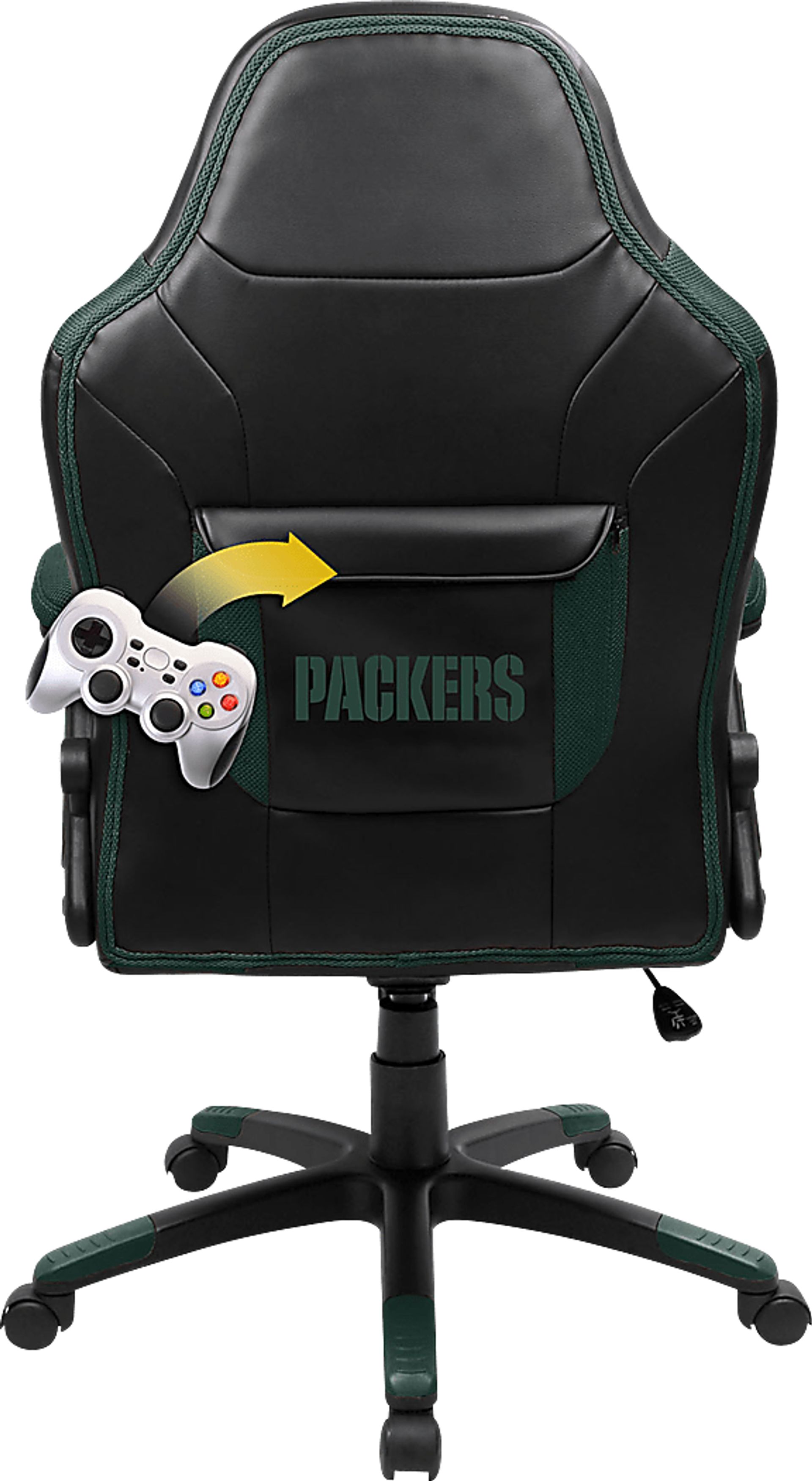 Big Team NFL Green Bay Packers Green Oversized Gaming Chair - Image 6