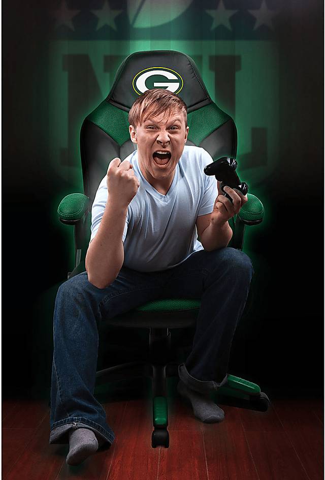 Big Team NFL Green Bay Packers Green Oversized Gaming Chair - Thumbnail - Image 10