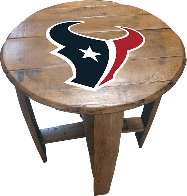 Big Team NFL Houston Texans Brown End Table - Thumbnail - Image 1