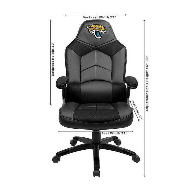 Big Team NFL Jacksonville Jaguars Black Oversized Gaming Chair - Thumbnail - Image 3