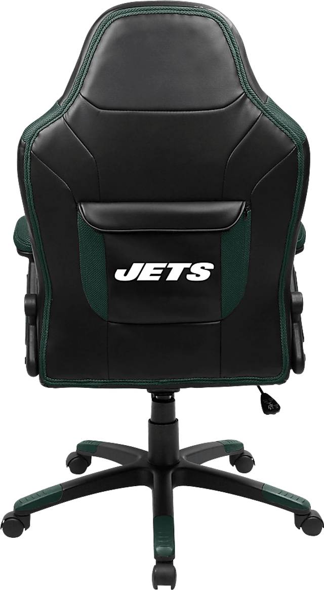 Big Team NFL Jets  Black Green Oversized Gaming Chair - Thumbnail - Image 2