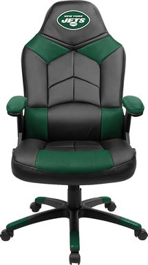 Big Team NFL Jets  Black Green Oversized Gaming Chair